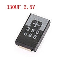 5PCS 2R5TPE330M9 330 미크로포맷 2.5V 6.3V SMD 탄탈륨 커패시터 폴리머 POSCAP 유형 D 초박형 7343 D7343 및 원본, [01] 5PCS-330UF-2.5V, 01 5PCS-330UF-2.5V