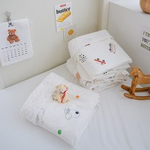 도트앤아이 아기블랭킷 코튼블랭킷 신생아 유모차 담요, 코튼블랭킷 대형/04앙팡