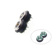 1세트 8.5MM 직경 마그네틱 포고 핀 커넥터 남성 여성 극 방수 IPX7 Pogopin 보드 와이어 전원 충전 3A, 1 Pair M F With PCB