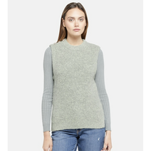 가니 앙고라 울 여성 니트 베스트 K1704