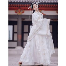 한복 중국 테마 졸업사진옷대여 화이트 의상