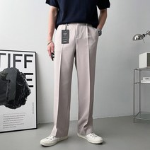 로아 핀턱 세미와이드 링클프리 스판 슬랙스(4color)