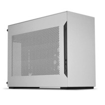 LIANLI A4H2O SPCC 알루미늄 MiniITX 컴퓨터 케이스 A4 USA 미국, Computer Case_Silver, 1개