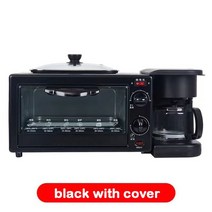 가정용 제빵 발효기 새로운 3 In 1 아침 식사 기계 빵 제조기 토스터 전기 미니 오, 01 Black_04 UK