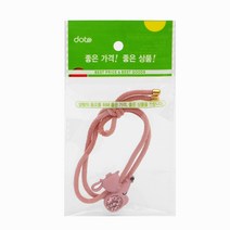 [풀리줄리] 스마일 쥐 머리끈 큐빅 헤어슈슈 눈웃음 (핑크)