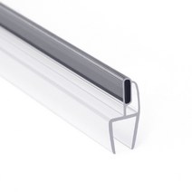 B&M 자석 샤워부스 프로파일 물막이 물받이 자석프로파일 블랙 출시! 비엔엠, 자석형투명 (2개 1세트), 8mm, 2m