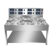 솥밥 업소용 기계 단체 돌솥밥 밥솥 대형 스마트 식당, 상세 페이지 참고, 4 헤드 이중 단일 행 냄비 쌀 기계