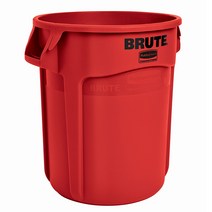 러버메이드 벤티드 브루트(75L) 원형 컨테이너 리빙박스, 빨간색