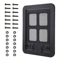 견문 방묘문 펫도어 방묘창 고양이방충망 창문 개 고양이 애완 동물 스크린 도어 플랩 자유롭게 통과 양면