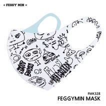페기민 3D입체 향균마스크/연예인마스크 /여름 마스크, M, FMK328