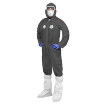 이편한 PP 두꺼운(60g)원피스 방진복 일회용 작업복 분진복 보호복 회색(그레이)2XL 예인, 8매, 회색