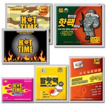 [핫타임 핫팩] 국내생산 /군납형/파스형, 발핫팩-20매