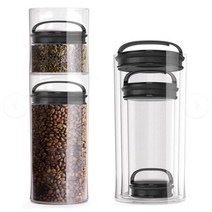 프리파라 EVAK 진공 밀폐용기 원두 보관통 커피 보관용기 교체글라스, 05-1. 프레쉬 미디엄_숏(B441)