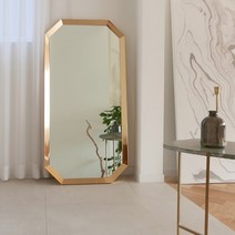 마루이 블링 골드 팔각거울 600X1200_착불, 없음