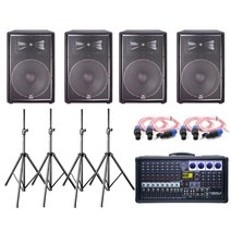 JBL 카날스 교회 공연용 앰프 스피커 세트4