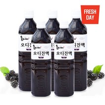 울어매 고창 명품 오디즙 진액, 1L, 5병