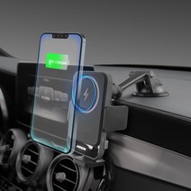 ARKON 아콘 맥포드 MWC379 차량용 유리 대쉬 맥세이프 무선충전 스마트폰 거치대 핸드폰 휴대폰, 아콘 MWC379, 1개