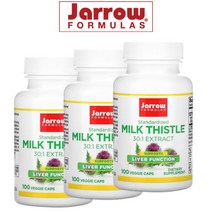 Jarrow 자로우 밀크시슬 150mg 100베지캡슐 X 3 실리마린 MilkThistle