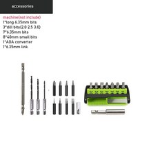 무선 전기 스크루 드라이버 미니 드릴 전동 공구 3.6v 1800mah 리튬 배터리 슈퍼 토크 충전식 수동 LED 라이트, PTS-028-Accessories3