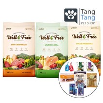 펠리코 웰식스프리 1.8kg/5.6kg 샘플+20종 택 유기농 강아지알러지 피부 눈물사료, 바우와우 120g, 1.8kg, 오리와유산균(장)