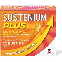 Maintain Supdenium Plus- 아미노산 비타민 및 미네랄의 특정 복합체를 기반으로 한 에너지 보충제. 신체적 정신적 에너지를위한 22 향 주머니., 3개