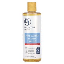Dr. Jacobs Naturals Dr. Jacobs Naturals 퓨어 카스티야 습진 완화 바디 워시 및 샴푸 473ml(16oz), 4개