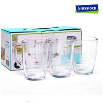 [AHJ_5761608] 글라스락 강화머그 3조세트(350ml+3p) 컵세트 머그컵셋트 강화컵세트 강화머그컵셋트 머그컵세트