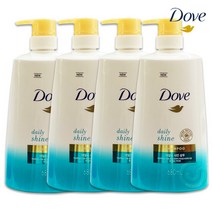 도브 데일리 샤인 샴푸 680ml x4개, 단품