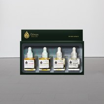 [공식판매처] 6-Drops 비건 아로마콜로지 페이셜오일 미니 4종 세트 10ml x 4EA