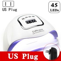 네일 건조 램프 UV LED 램프 자동 센서로 모든 젤 매니큐어 경화 네일 드라이어 타이, CHINA, 02 45LEDs White US Plug