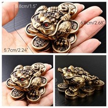 동물 조형물 황금 행운의 돈 황수정 두꺼비 개구리 드래곤 풍수 인형 조각상 재산 부 가정 장식 자동차 장식품, 2-두꺼비