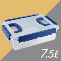 그린킵스 냉장고용 스텐 밀폐용기 김치통 7.5리터 GK-7.5P, 단품