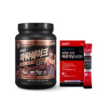 칼로바이 퍼펙트 파워쉐이크 아이솔레이트 김종국 유청 단백질 헬스 보충제 WPI 프로틴 파우더 초코맛 1kg+고함량 아르기닌6200, 1개