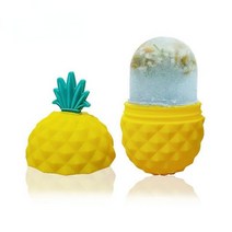 피부 홈케어 얼굴 리프팅 마사지 기구 기계 Face Ice Cube Mold Skin Care Beauty Fine Line Eye Facial Icing Rolling Mould, A Yellow