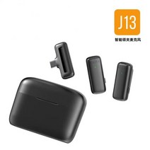 2022 라발리에 for iphone type c phone mini wireless mic recording with youtube vlog with 충전 상자, 상자가 있는 j13 사과