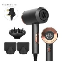 헤어 드라이기 프리볼트 미용실 여행용 전문가용 드라이어 R9CD 전문가용 1800W 고성능 살롱 헤어드라이어, 05 D087B black_01 US