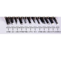 터닝툴DIY 상세한 손 도구 나무 조각 핸드 치즐 나이프 1 개 CNC 목공 라우터 마킹 기계 세트 가우징, 07 Typy 7 - 1PCS