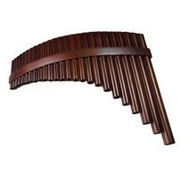 팬플룻 대나무 악기 인디언피리 플루트 초보자 연주, 25관 /G톤 브라운