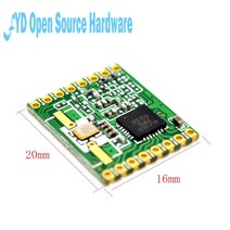 가축 사료 교반기 배합기 혼합 믹서 RFM69W 1 개 | 433MHZ 868MHZ 915MHZ FSK 트랜시버 모듈 13dBm 주파수, 02 868MHZ