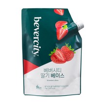 세미 베버시티 딸기 베이스 1kg 6개(1박스), 단품