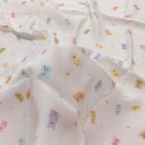 인견 블랭킷 아기 여름 낮잠이불, 젤리곰