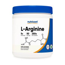 뉴트리코스트 Nutricost 엘 아르기닌 L 아르기닌 파우더 5000mg 미국 비타민 아미노산 추천 250g