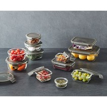 락앤락 [본사] 락앤락 오븐글라스 유로 내열밀폐 용기 골라담기, 원형 650ml 2개 (LLG831N)