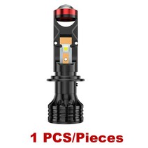 신제품 미니 빔 프로젝터 고성능 AS H7 H11 H4 LHD LED 헤드 라이트 미니 렌즈 프로젝터 9005 HB3 프로젝터 렌즈 Bi-LED 100W 30000LM 자동차 오, 01 1pc_01 H11 H8 H9