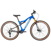 MTB/산악용 카본 자전거 풀 서스펜션 바이크 29 카본 자전거 /// 디스크 브레이크 11 29, blue and black+S      (160cm-1