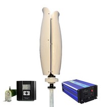 발전기 중국 저소음 수직 풍력 터빈 Mppt 컨트롤러 포함 가정용 풍차 3000W 6000W 12V 24V 48V, 56.48V - Purple-Off grid syste