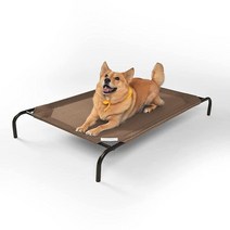 Coolaroo 반려동물 쿨링 메시 시원한 여름 침대 브런즈윅 그린 라지, Extra Large_Terracotta