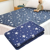빨아쓰는 무자계 캠핑 전기장판 1인용 2인용 싱글 더블 침대 전기요, 대형(135 x 180 cm), 은하수