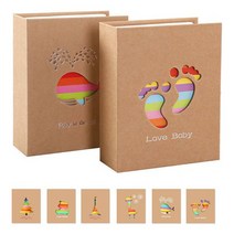 5-7in 앨범 콜렉트북 포켓식 미니 커플 기념 대용량 커플 졸업식 여행 북 초음파 포토 대용량 사진, 쿠팡 5in 200장_곰