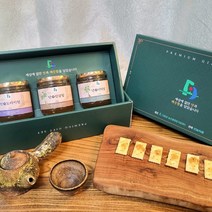 수제 청 3종 선물세트(더덕/도라지/인삼) 750g, 청 3종 선물세트